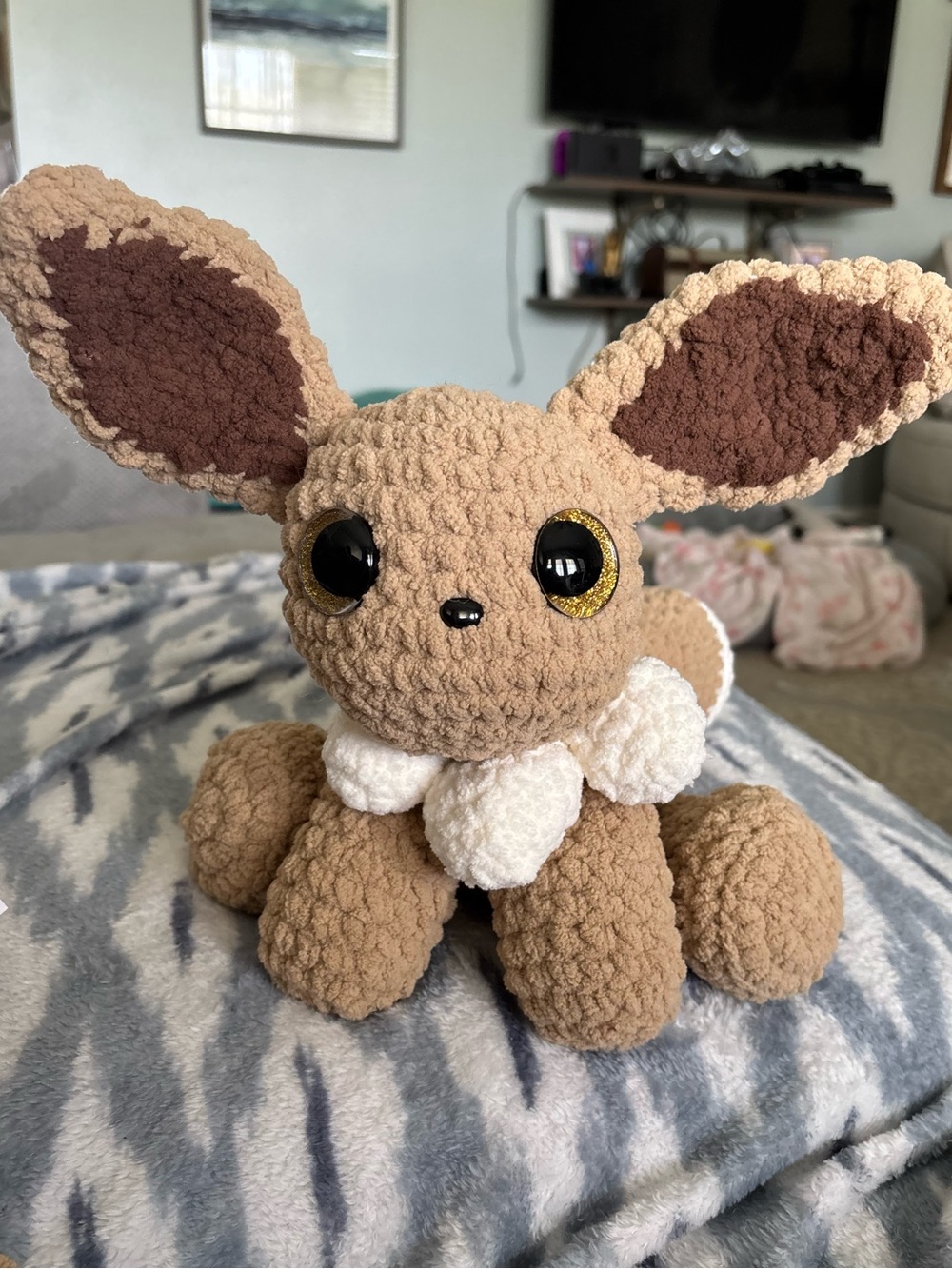 Crochet Pokemon Evie Plush
